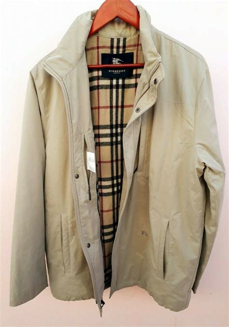 vintage burberry jacket men|Burberry men's jacket discount.